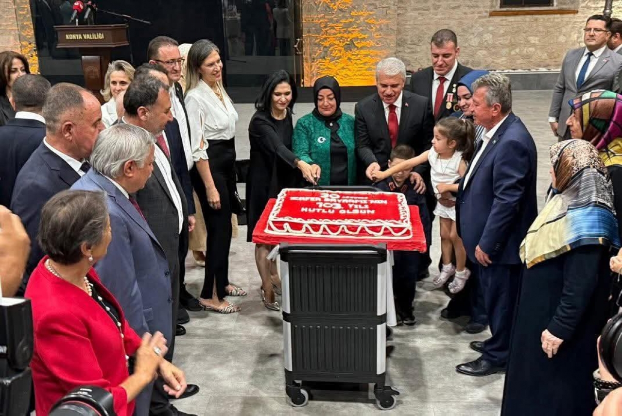 KONYA'DA 30 AĞUSTOS ZAFER BAYRAMI KUTLANDI