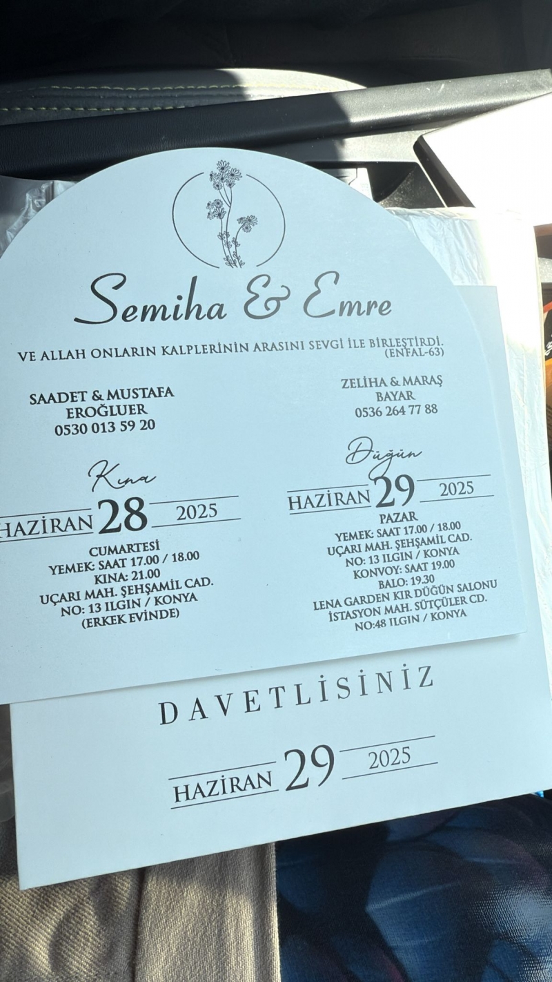 DÜĞÜN DAVETİ